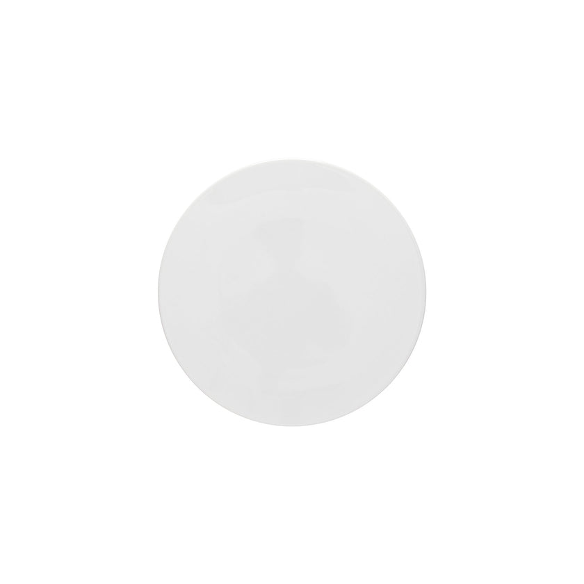 Costa Nova - Resonance White Porcelain Flat Salad Plate