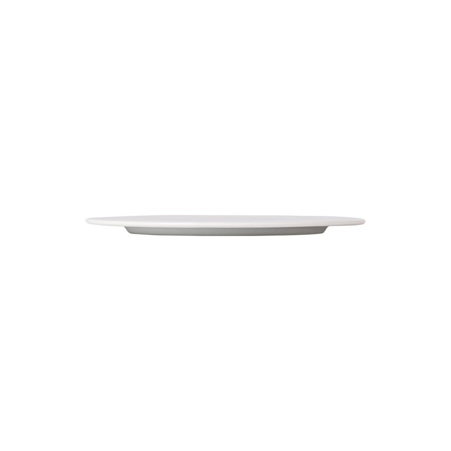 Costa Nova - Resonance White Porcelain Flat Salad Plate