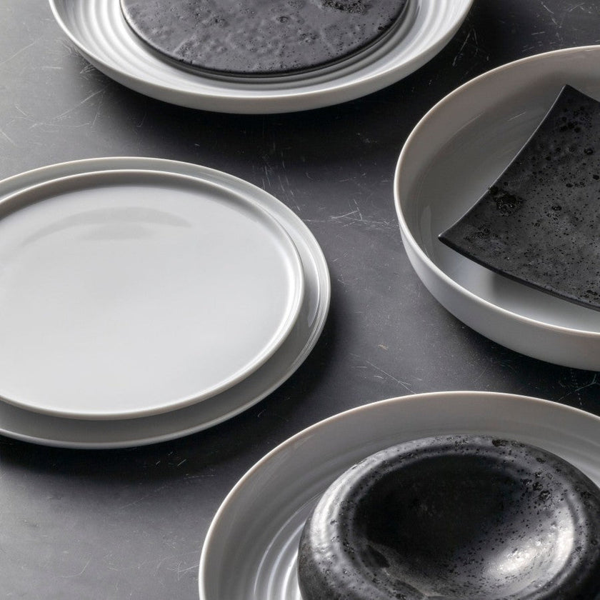 Costa Nova - Resonance White Porcelain Salad/Dessert Plate