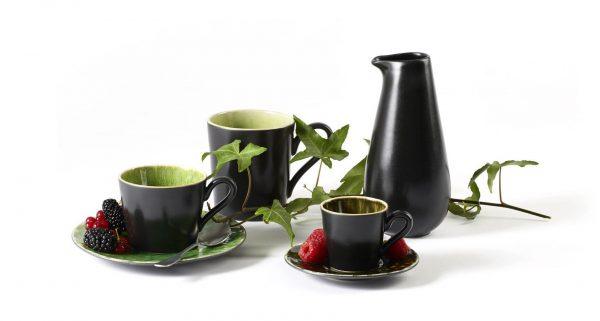 Costa Nova - Tasse à café et soucoupe Riviera Forets (Ensemble de 6)