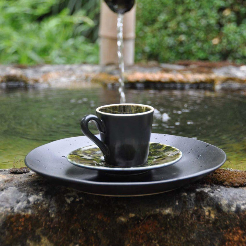 Costa Nova - Tasse à café et soucoupe Riviera Forets (Ensemble de 6)