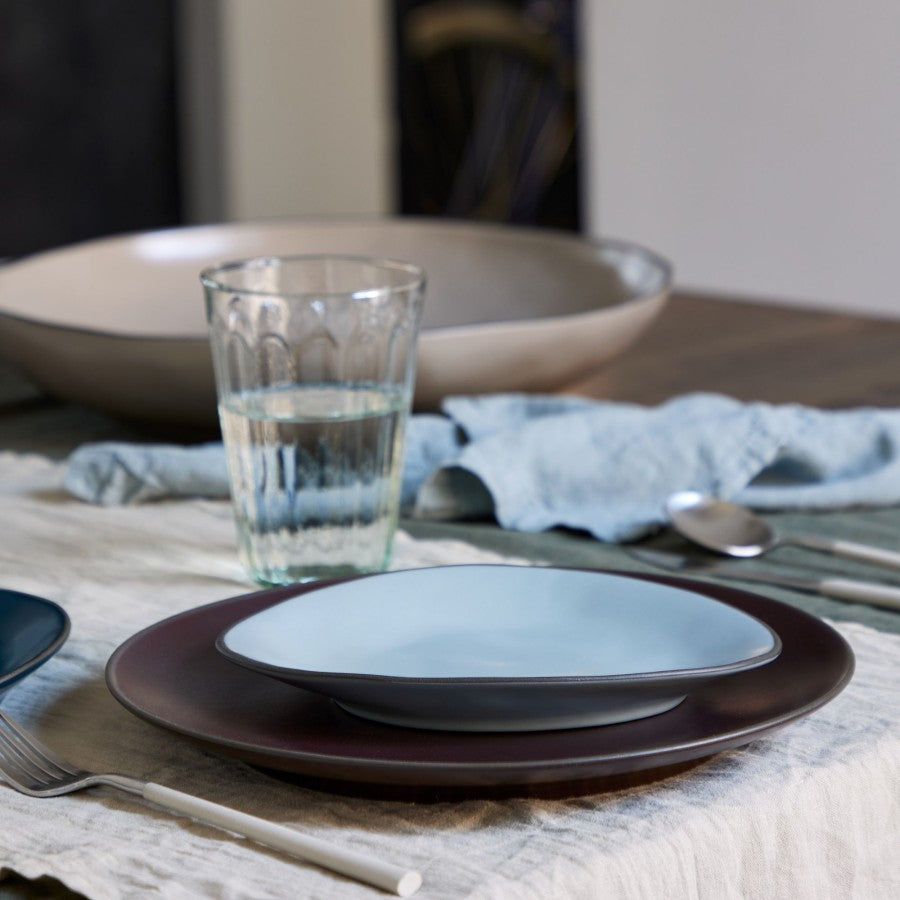 Costa Nova - Stacked Organic Oval Bread/app plate