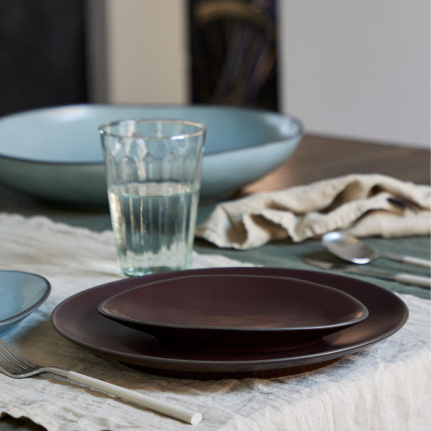Costa Nova - Stacked Organic Oval Bread/app plate