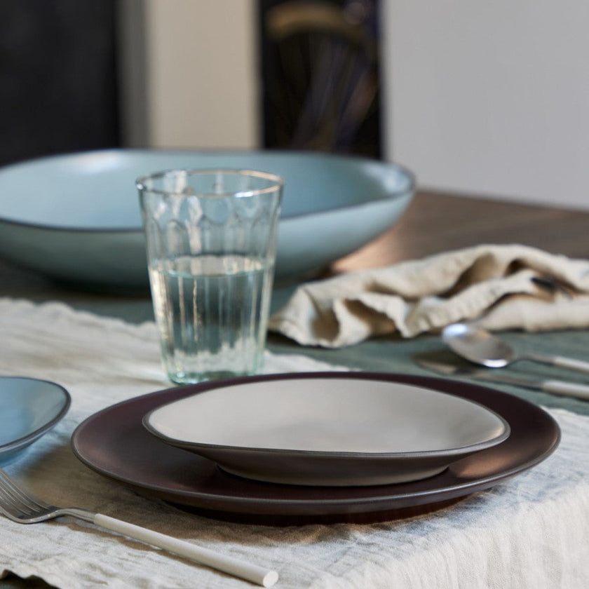 Costa Nova - Stacked Organic Oval Bread/app plate