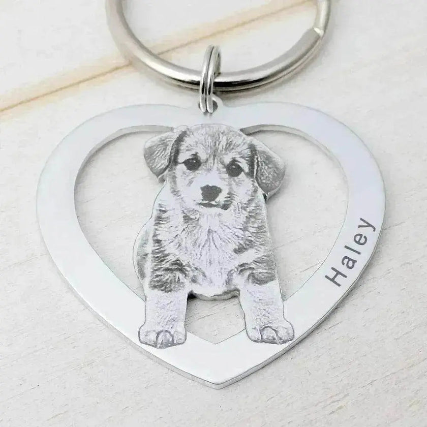 Costumed Picture Pet Memo Keyring Keychain
