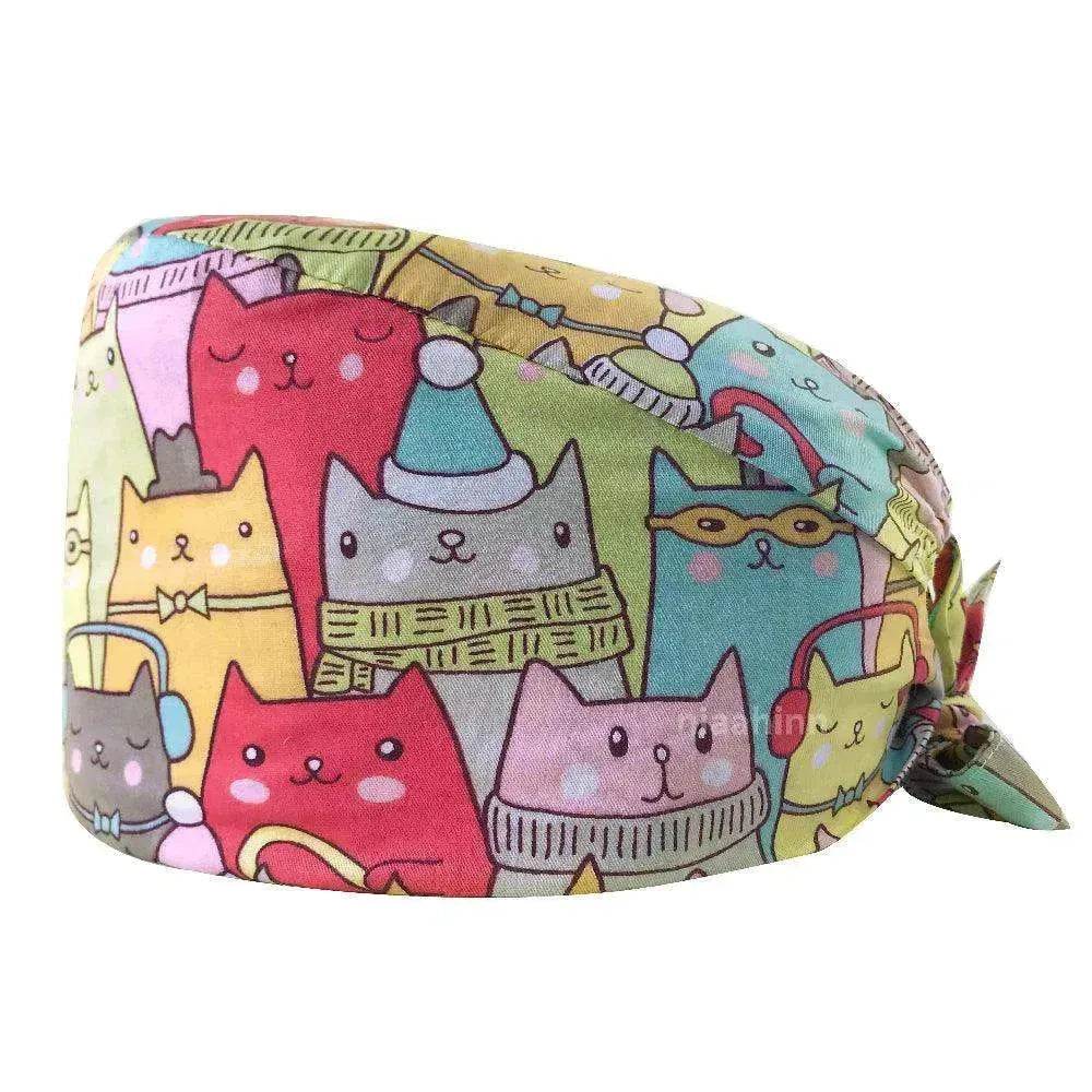 Cotton Surgical Unisex Doctor & Nurse Operating Room Caps