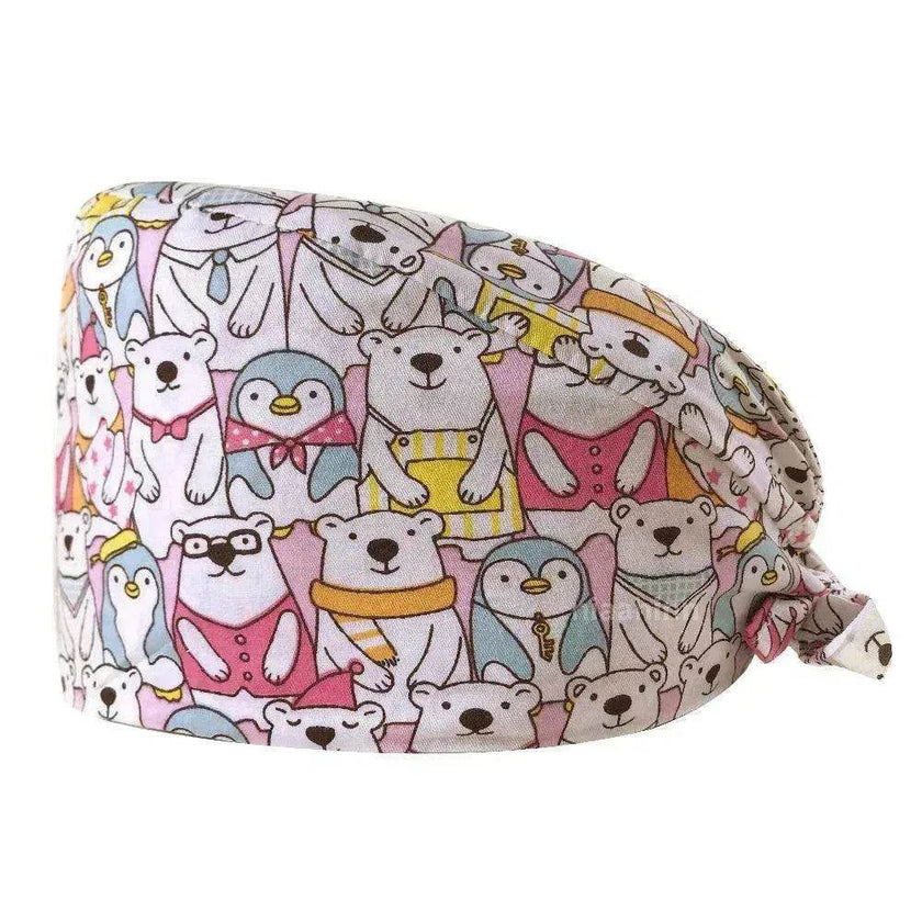 Cotton Surgical Unisex Doctor & Nurse Operating Room Caps