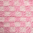 Cotton Candy Check Print Toddler Blanket