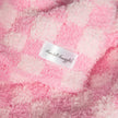 Cotton Candy Check Print Extended Throw