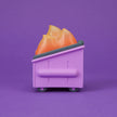 Dumpster Fire - Cough Syrup Purple Vinyl Figure