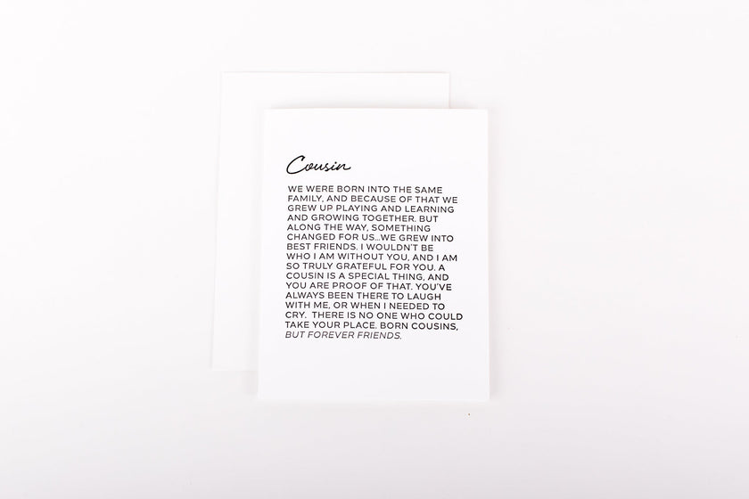 Dear Cousin Greeting Card