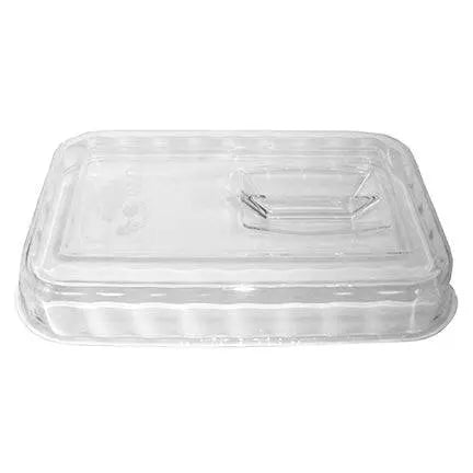 Couvercle clair avec poignée pour plat tulipe