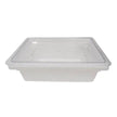 Couvercle en polycarbonate, transparent, 18