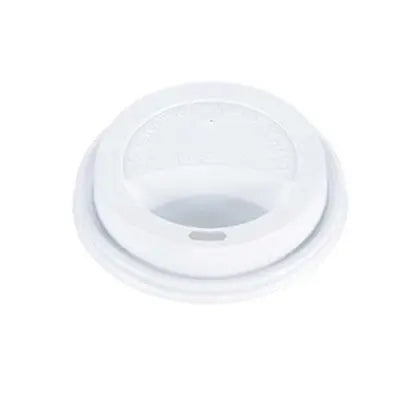 Couvercle pour verre café – 6 oz et 8 oz – Blanc – 1000 unités – Recyclable