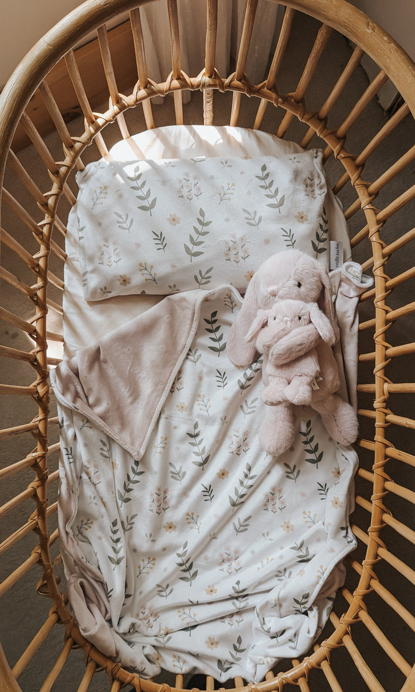 My little blanket - Field flowers - Veille sur toi