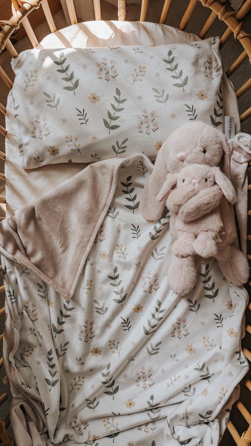Children's pillowcase - Field flowers - Veille sur toi