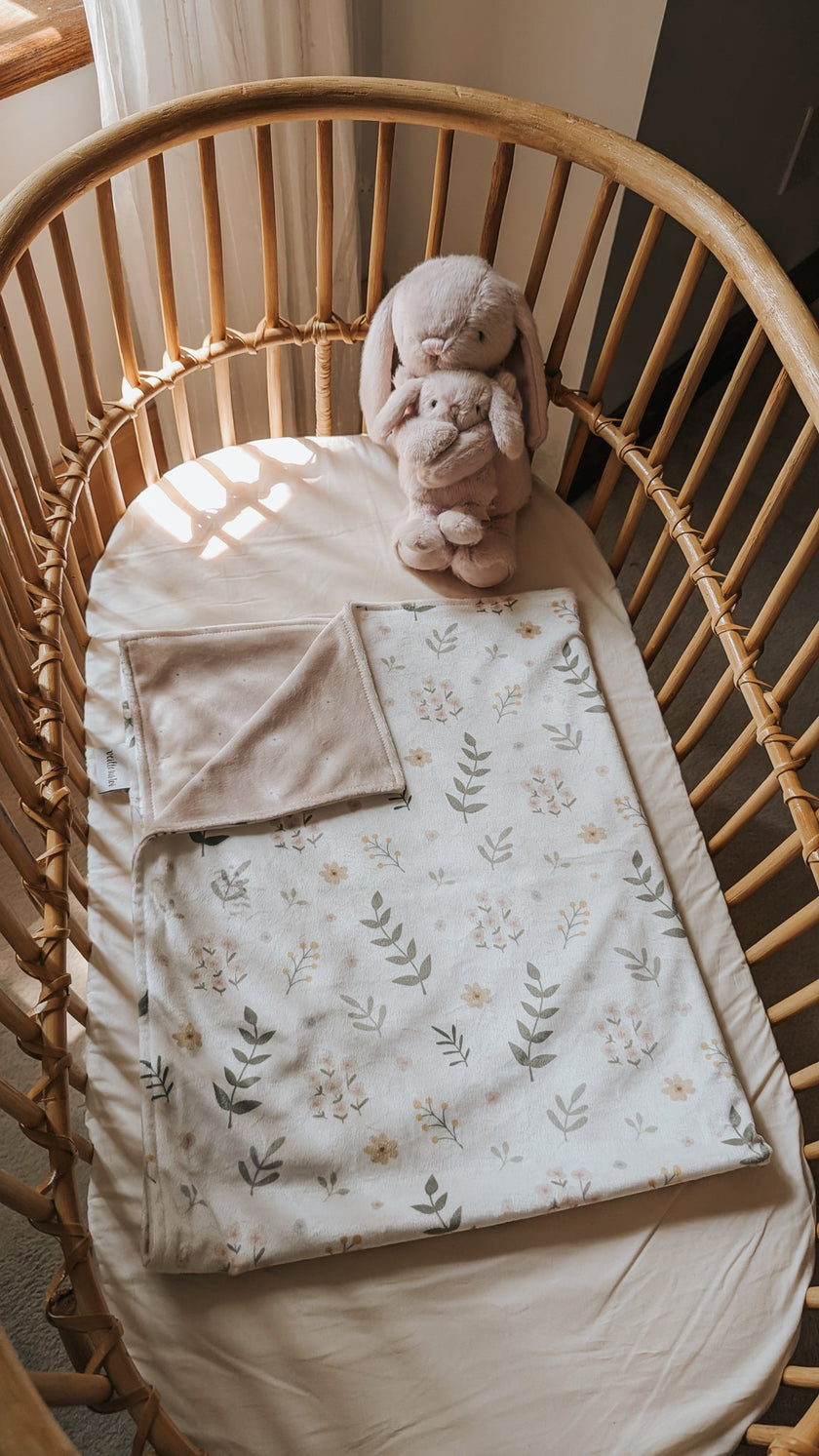 My little blanket - Field flowers - Veille sur toi