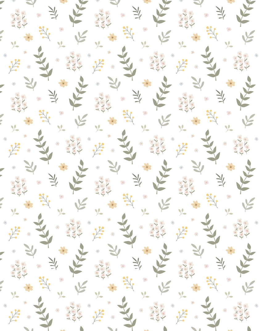 My little blanket - Field flowers - Veille sur toi