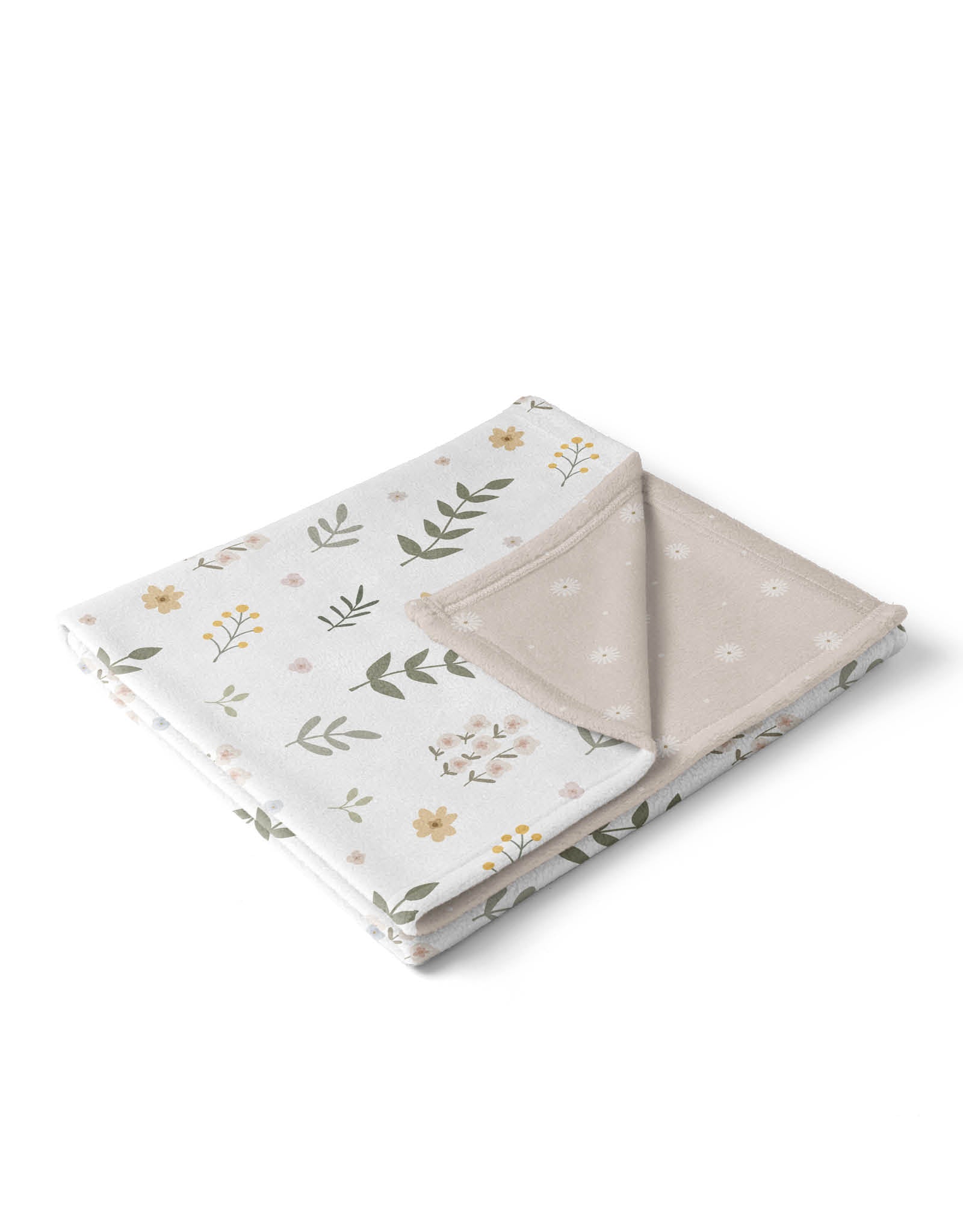 My little blanket - Field flowers - Veille sur toi
