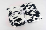 Black & White Cow Print Twin Bed Throw Blanket