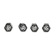 Cow Print Valve Stem Caps (2 Sets)