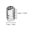 Cow Print Valve Stem Caps (2 Sets)