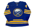 Dylan Cozens Autographed Buffalo Sabres Home Blue Adidas Jersey Multi-Inscribed