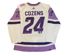 Dylan Cozens Autographed Buffalo Sabres HFC Adidas Jersey Inscribed 