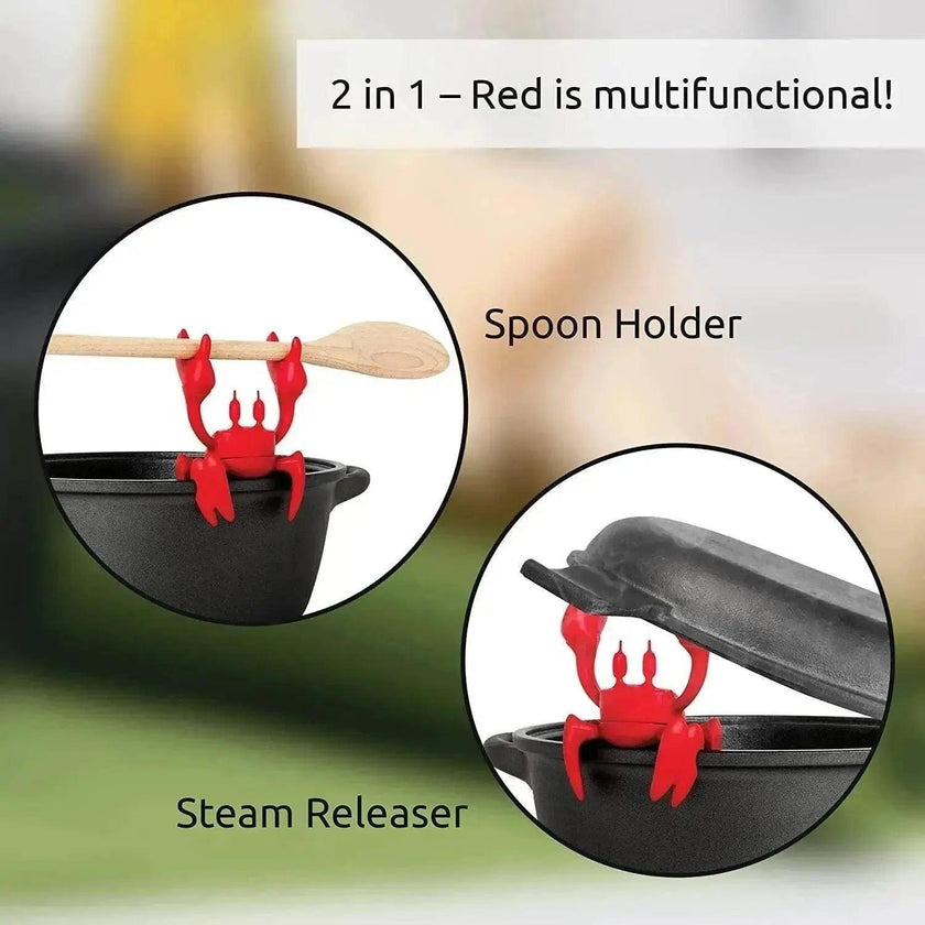 Crab Pot Side Clip Silicone Tableware Stand