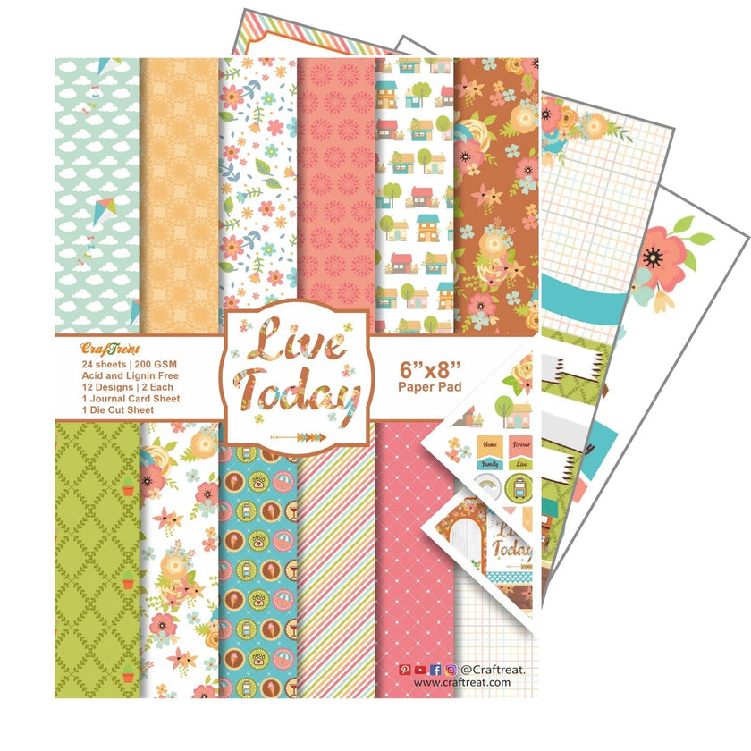 CrafTreat Paper Pad - Live Today 6
