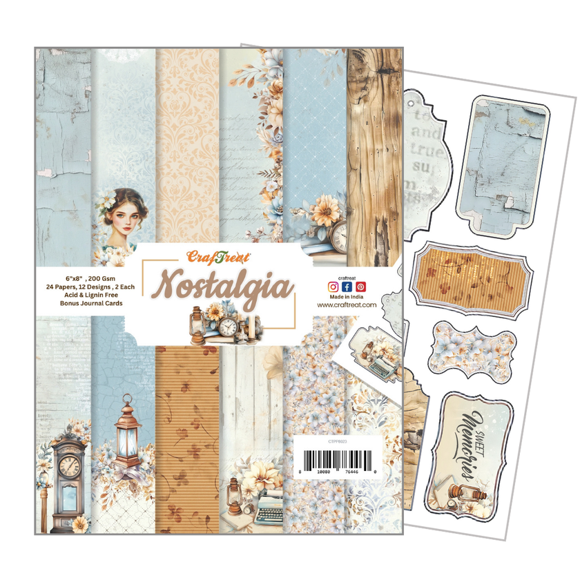 CrafTreat Paper Pad - Nostalgia 6
