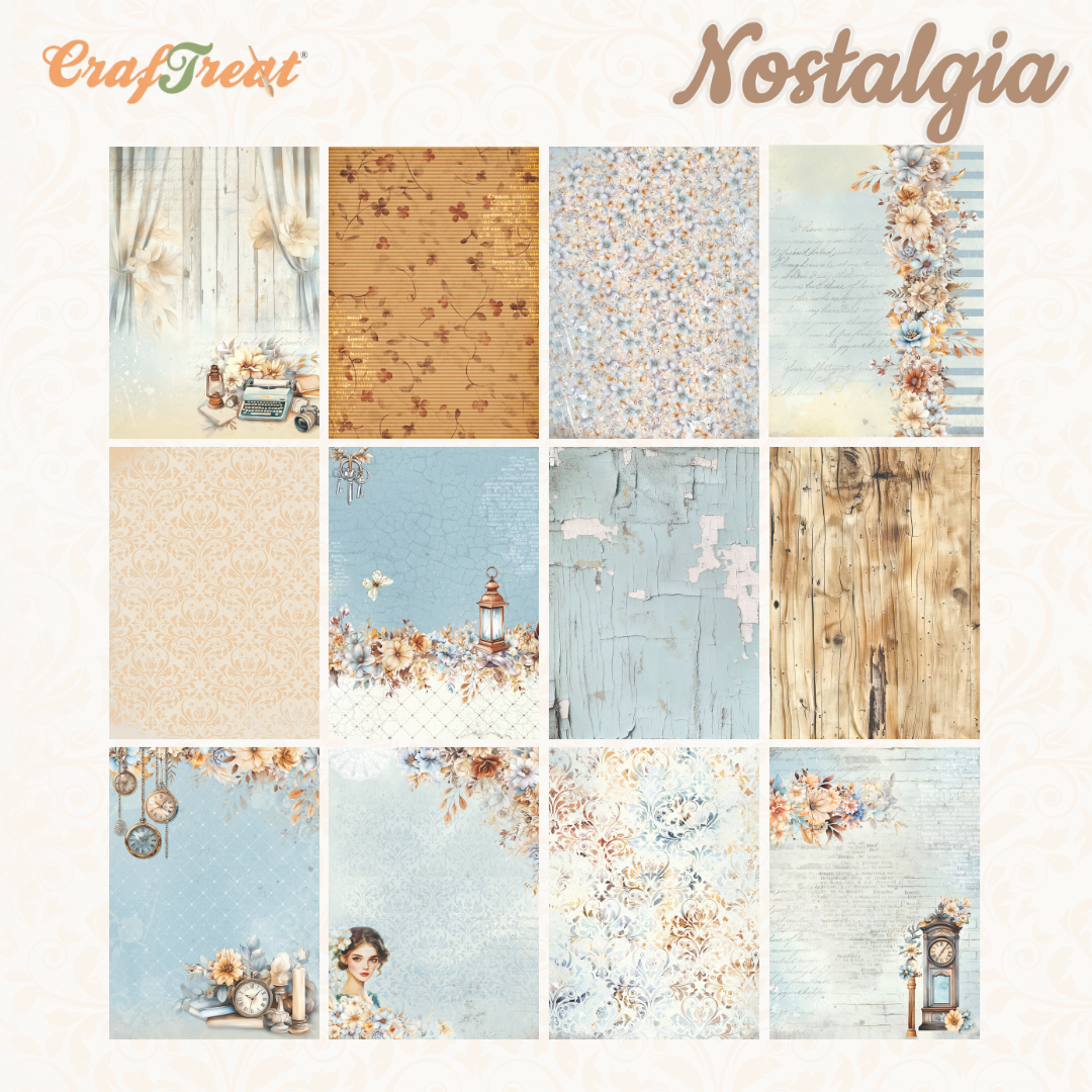 CrafTreat Paper Pad - Nostalgia 6