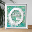 Creative Expressions Sue Wilson Bold Shadowed Sentiments Because Craft Die and Stamp Set