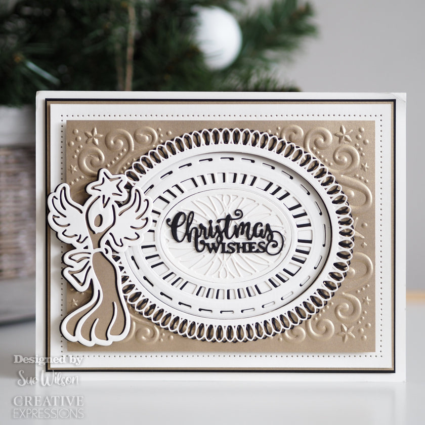 Creative Expressions Sue Wilson Christmas Angel 2021 Craft Die
