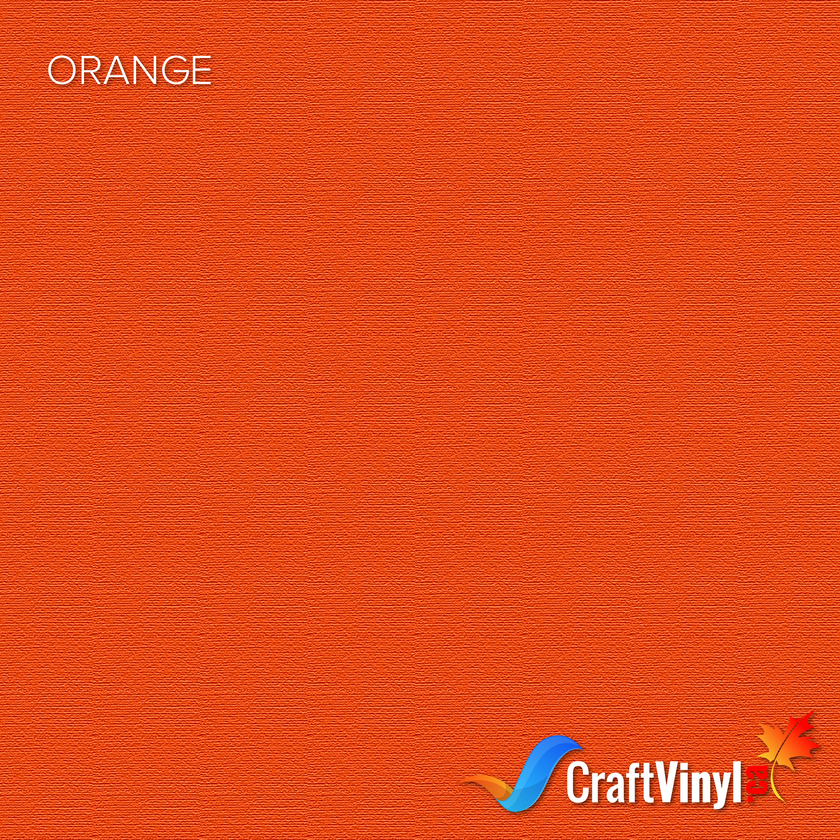 Craft Orange Puff HTV Vinyl 12