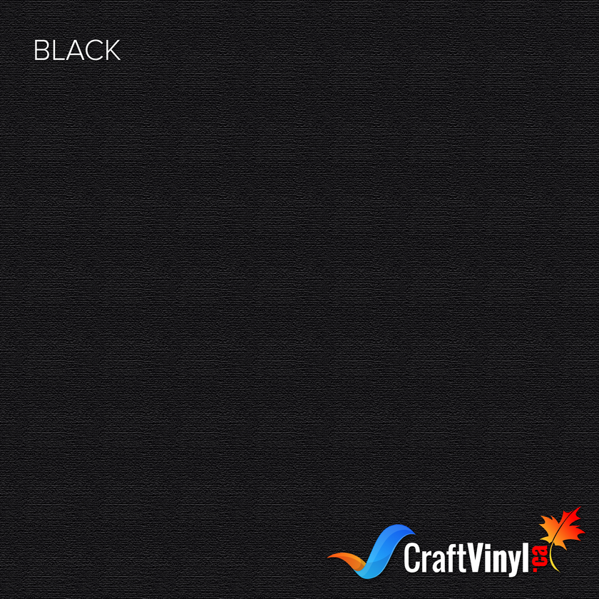 Craft Black Puff HTV Vinyl 12