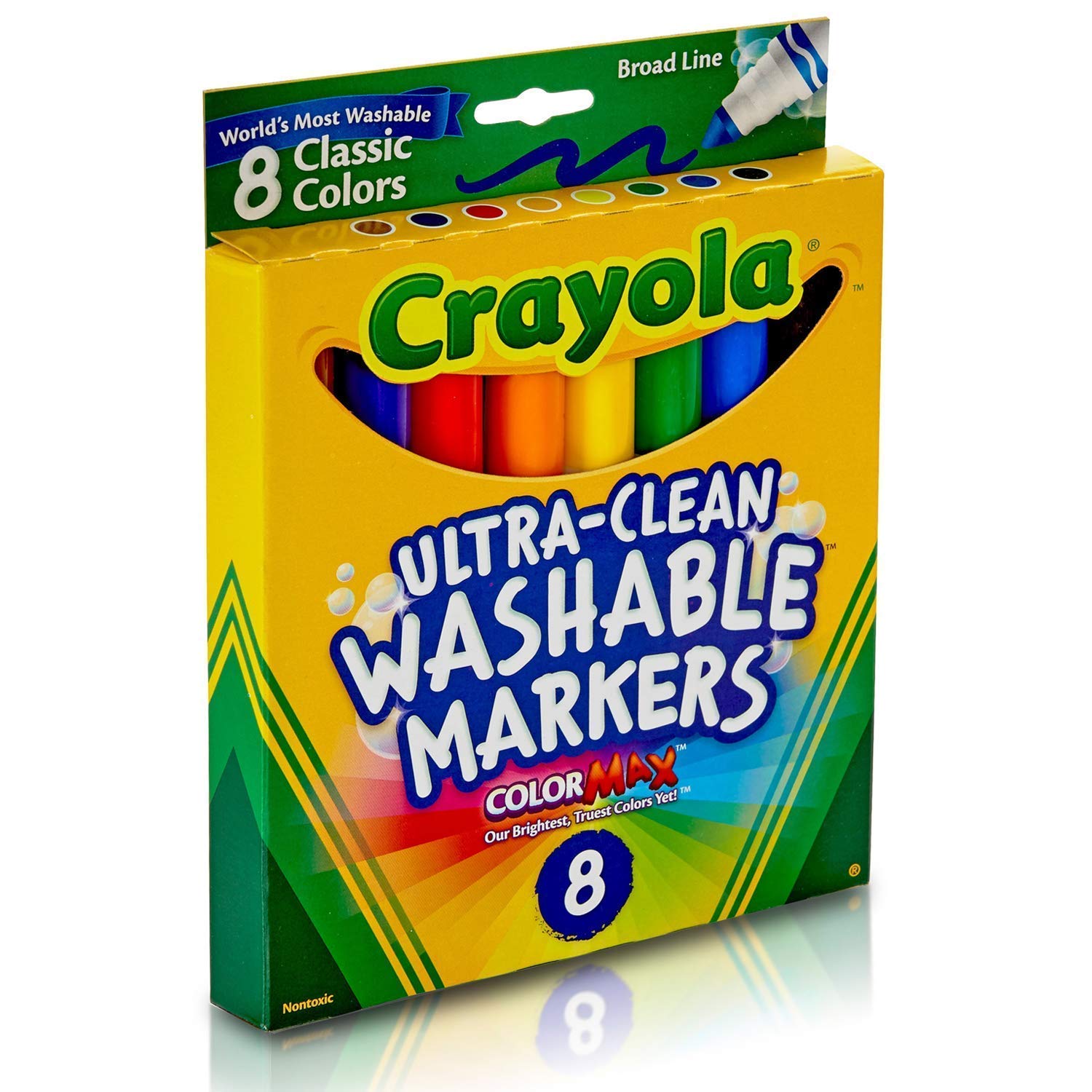 Crayola - Broad Line Markers, 8 Count