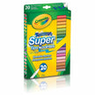 Crayola - Super Tips Washable Markers, 20 Count
