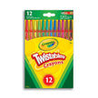 Crayola - Twistables Crayons, 12 Count