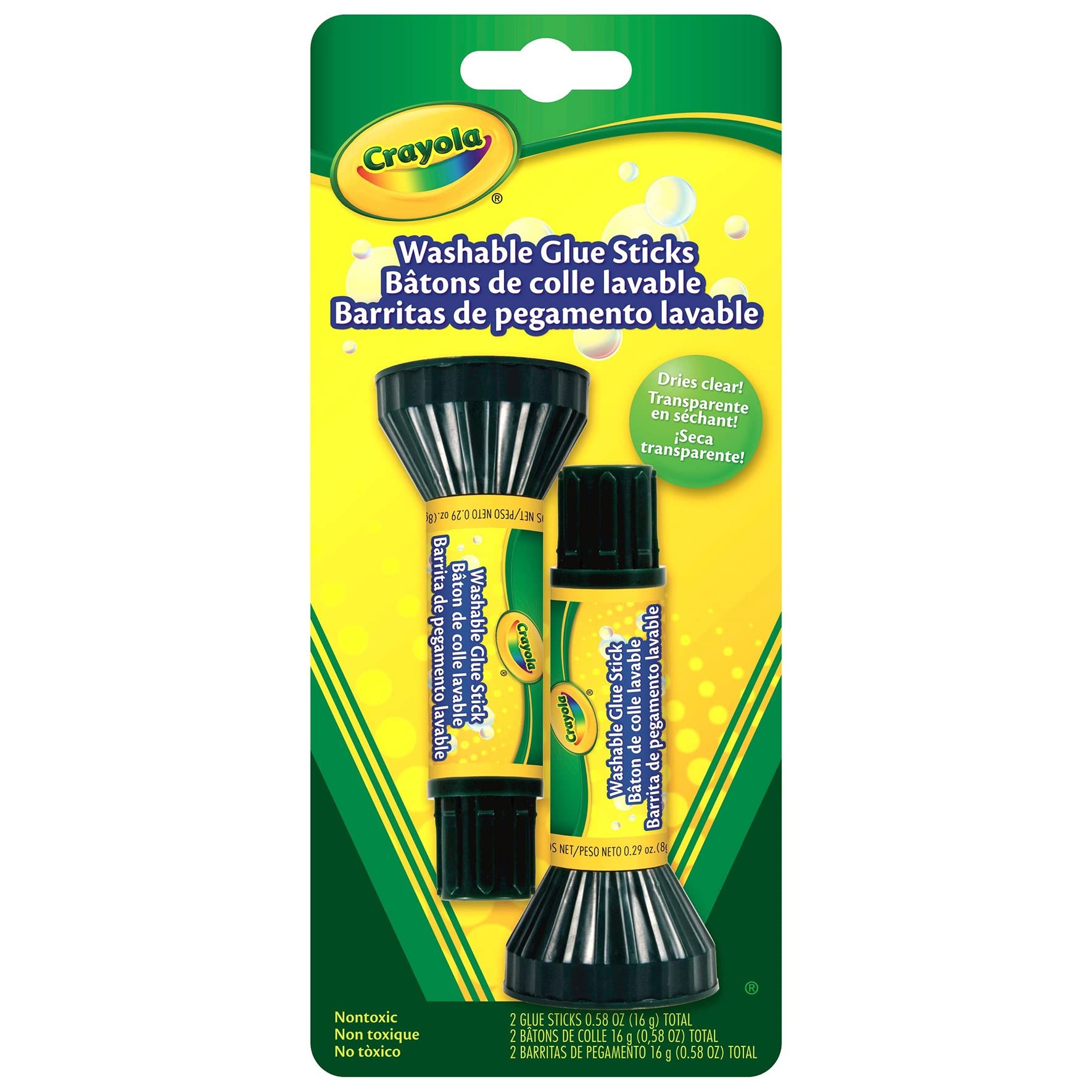 Crayola - Washable Glue Sticks, 2 Count