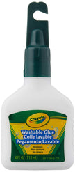 Crayola - Washable No-Run School Glue, 118 ml