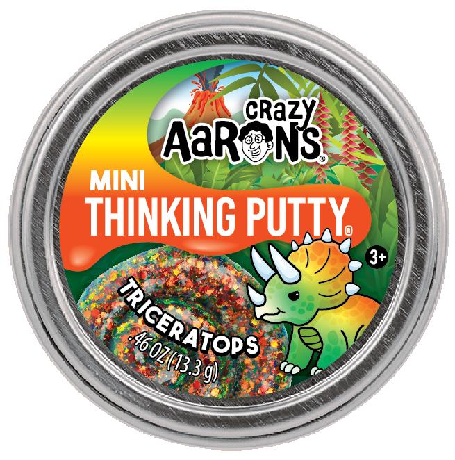 Crazy Aaron's - Mini Thinking Putty - Triceratops Eng