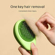 Creative Cat Grooming Comb Portable Massage Brush One-Button Remove Floating Hair Scraper Cats Dogs Pet Self Cleaning Tool Accessories