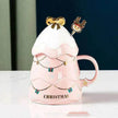 Creative Christmas Ceramic Mug Set Household