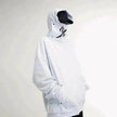 Creative Detachable High Neck Loose Hooded Men's Sweater