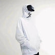 Creative Detachable High Neck Loose Hooded Men's Sweater