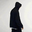 Creative Detachable High Neck Loose Hooded Men's Sweater