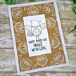 Creative Expressions Jane's Doodles Birdsong Blooms 6 in x 8 in Clear Stamp Set
