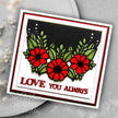 Creative Expressions Sue Wilson Love Shadowed Stacked Sentiment Craft Die