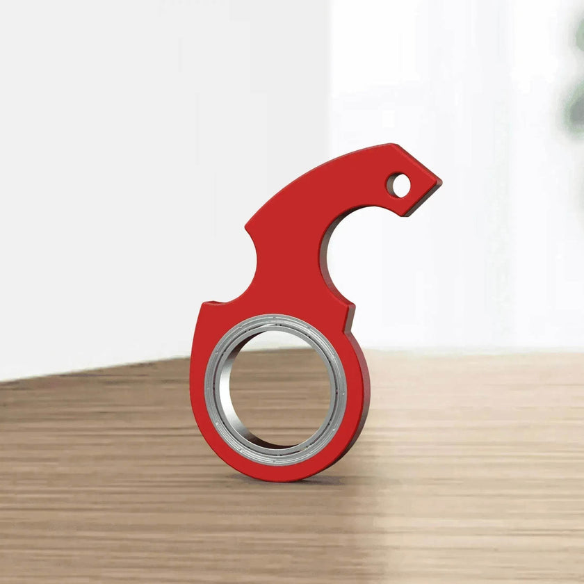 Creative Finger Spinner  Relieves Stress Anti Anxiety Keychain
